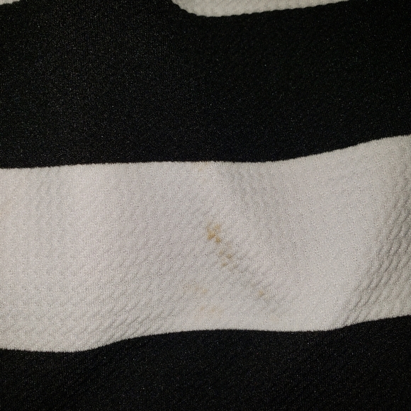 Poema size juniors 14 Black and white striped Dress - Picture 11 of 11